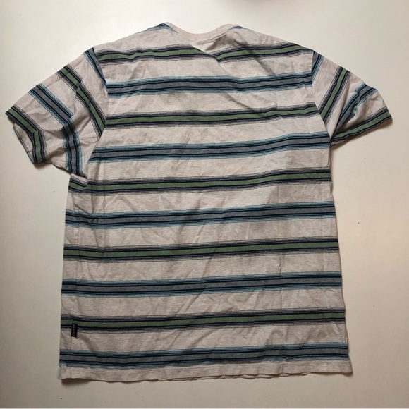 Patagonia Mens Striped T-shirt Large - Picture 4 of 5